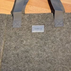 Marella Aminta Gray Handbag Bag Tote Medium NWT